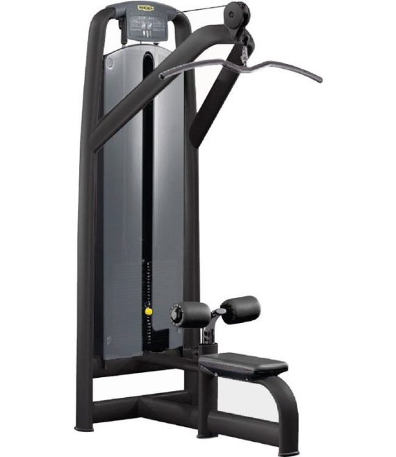 lat machine Technogym selection black 2